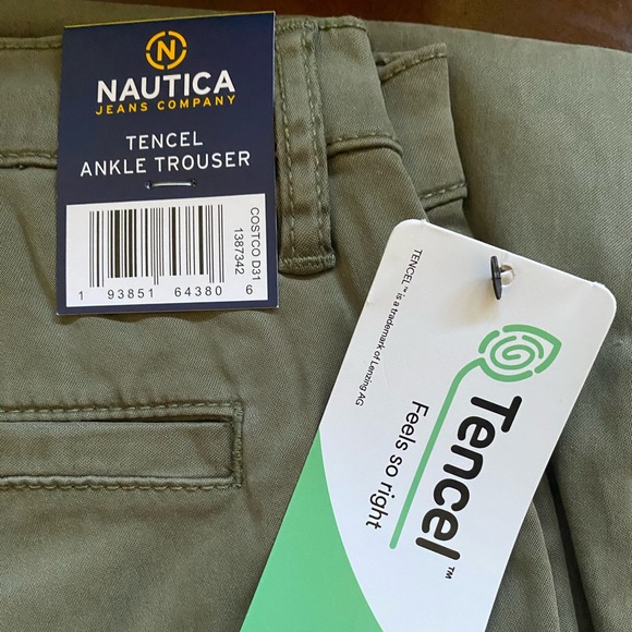 Nautica Tencel Ankle Trouser Size 